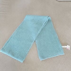 LOFT Outlet Light Turquoise Fuzzy Winter Scarf